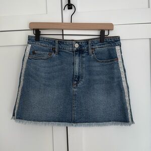 Alice and Olivia Crystal Denim Mini Skirt Size 29